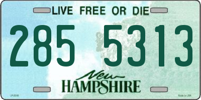 NH license plate 2855313