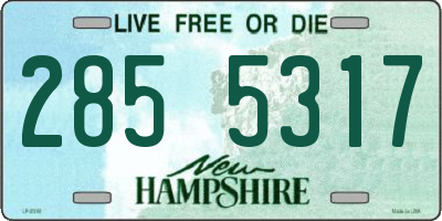 NH license plate 2855317