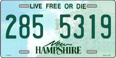 NH license plate 2855319