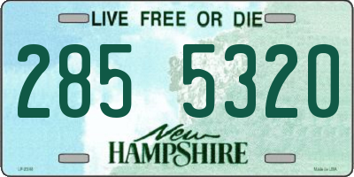 NH license plate 2855320