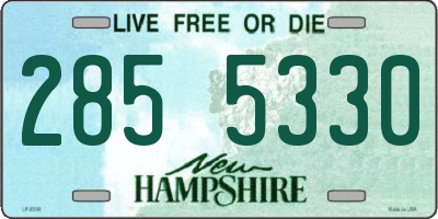 NH license plate 2855330