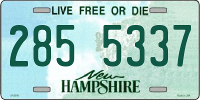 NH license plate 2855337