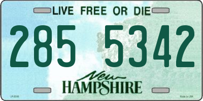 NH license plate 2855342