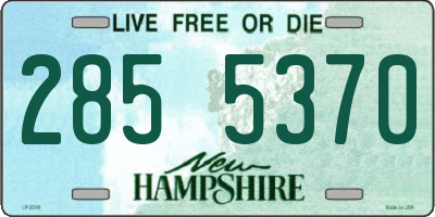 NH license plate 2855370