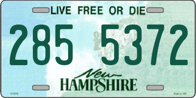 NH license plate 2855372