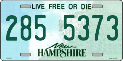 NH license plate 2855373