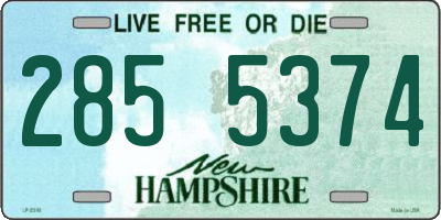 NH license plate 2855374