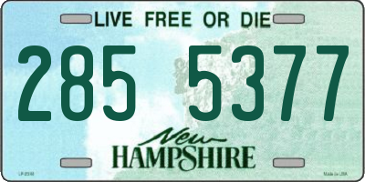 NH license plate 2855377