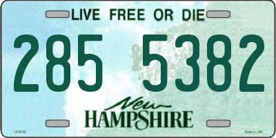 NH license plate 2855382