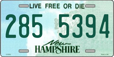 NH license plate 2855394