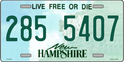 NH license plate 2855407