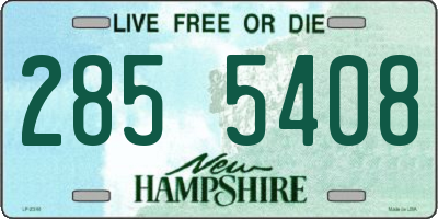 NH license plate 2855408