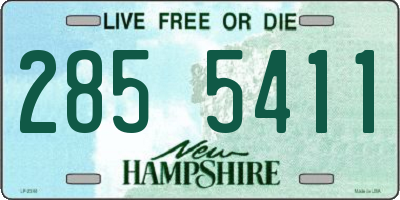 NH license plate 2855411