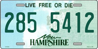 NH license plate 2855412