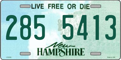 NH license plate 2855413