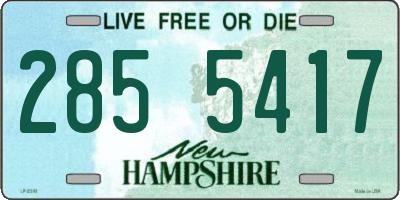NH license plate 2855417