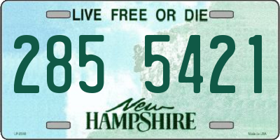 NH license plate 2855421