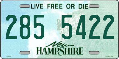 NH license plate 2855422