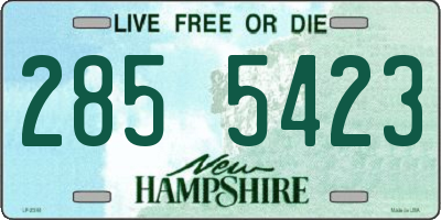 NH license plate 2855423