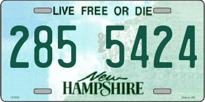 NH license plate 2855424