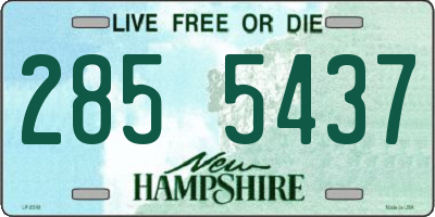 NH license plate 2855437