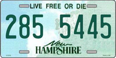 NH license plate 2855445