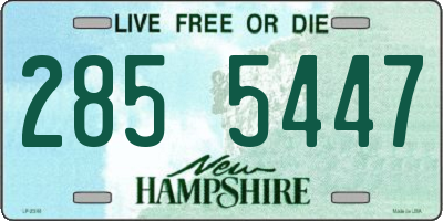 NH license plate 2855447