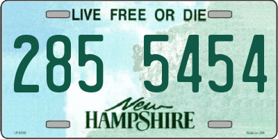 NH license plate 2855454