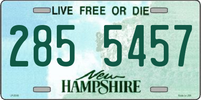 NH license plate 2855457