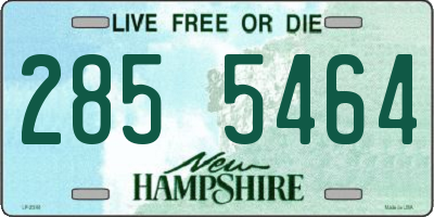NH license plate 2855464
