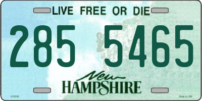 NH license plate 2855465