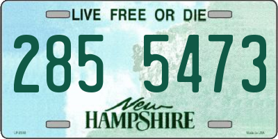 NH license plate 2855473