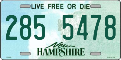 NH license plate 2855478