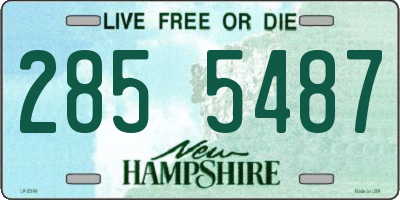 NH license plate 2855487