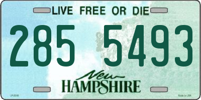 NH license plate 2855493