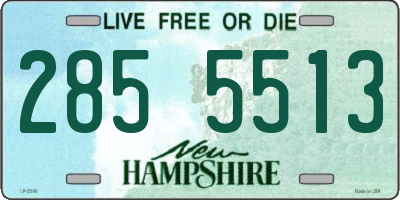 NH license plate 2855513