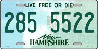 NH license plate 2855522