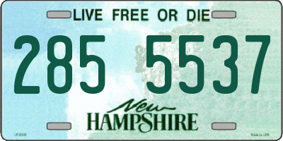 NH license plate 2855537
