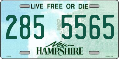 NH license plate 2855565