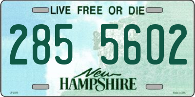 NH license plate 2855602