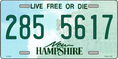 NH license plate 2855617