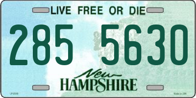NH license plate 2855630