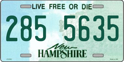 NH license plate 2855635