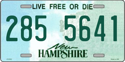 NH license plate 2855641