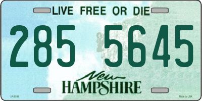 NH license plate 2855645