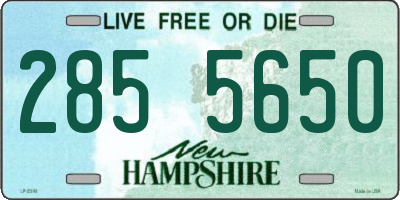 NH license plate 2855650