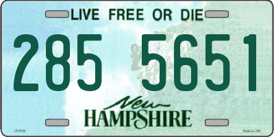 NH license plate 2855651