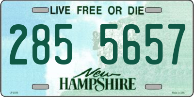 NH license plate 2855657
