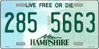 NH license plate 2855663