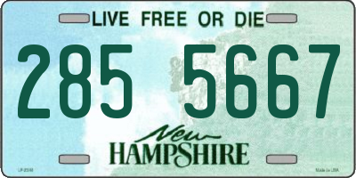 NH license plate 2855667